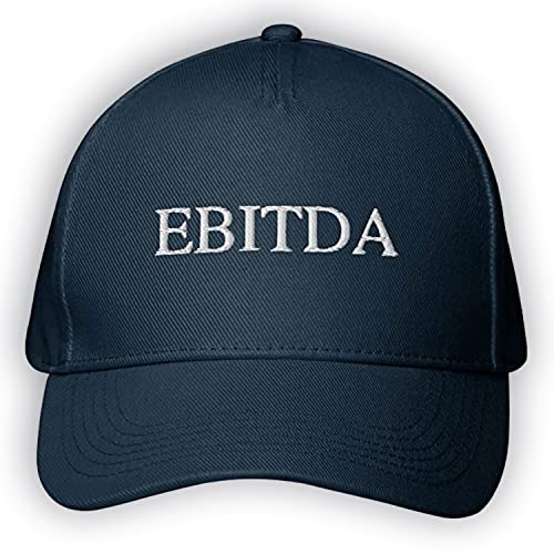 EBITDA bestickte Mütze in Marineblau | Baseballkappe für Geschäftsinhaber, Buchhalter und Investoren | Finanz-Meme-lustige Mütze | Geschenk für Bürokollegen, navy, One size von Unbekannt
