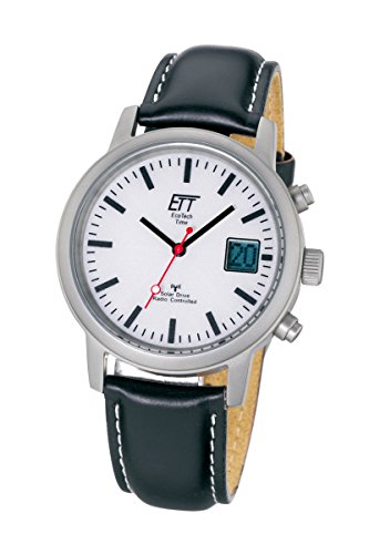 ETT Eco Tech Time Funk Solar Herren Uhr Chronograph mit Leder Armband EGS-11185-11L von ETT Eco Tech Time
