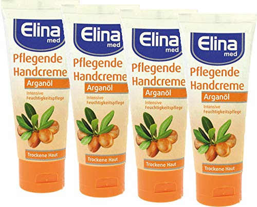 Elina Arganöl Handcreme 75ml in Tube, 4er Pack von Unbekannt