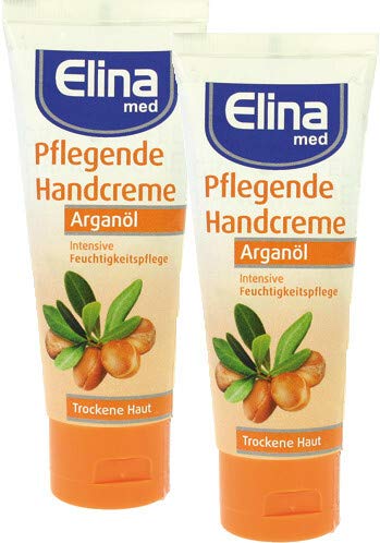 Elina Arganöl Handcreme 75ml in Tube,2er Pack von Unbekannt