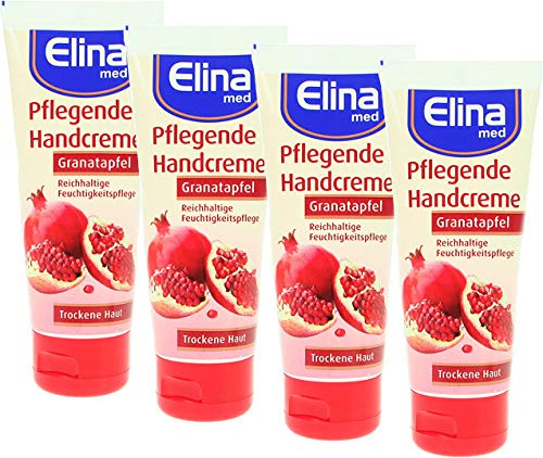Elina Granatapfel Handcreme 75ml in Tube, 4er Pack Elina Granatapfel Handcreme 75ml in Tube, 4er Pack von Unbekannt