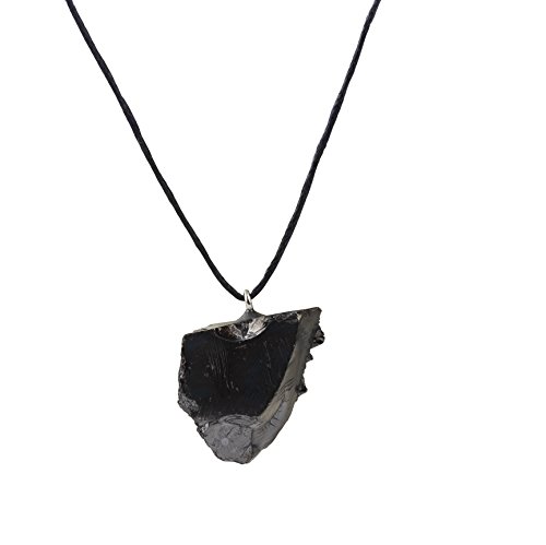 Heka Naturals Elite Shungite Kristall Halskette Anhänger | Spiritueller Schmuck & Chakra Halskette - Trendiger Schmuck, Edle Shungite Steine - Heilkristalle von Heka Naturals