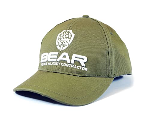 Escape from Tarkov USEC Bear Baseball Cap, Schwarz, Grün, Hellbraun, Einheitsgröße von Unbekannt