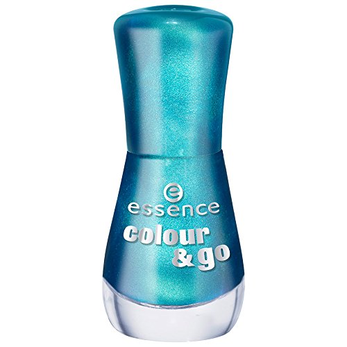 Essence Colour & Go Quick drying Nail Polish Nr. 172 splash! Farbe: Petrol/Türkisblau mit metallic Glanz Inhalt: 8ml Nagellack Nail Polish für schöne Nägel von Unbekannt