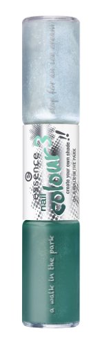 Essence Nail Colour 3 Create Your own Shade Nr. 04 A Walk in the Park stop for an ice cream Farbe: Dunkelgrün mit Glanz / Transparent mit blauem Glanz Inhalt: 2 x 4ml Nagellack zum kombinieren oder solo auftragen. Nail Polish 1 Stück Essence Nail Colour 3 Create Your own Shade Nr. 04 A Walk in the Park stop for an ice cream Farbe: Dunkelgrün mit Glanz / Transparent mit blauem Glanz Inhalt: 2 x 4ml Nagellack zum kombinieren oder solo auftragen. Nail Polish 1 Stück von Unbekannt
