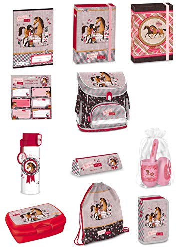 Exclusiv*13tlg. Pferde Schulranzen Set Kinder Schulrucksack 2018 EDEL NEU von Unbekannt