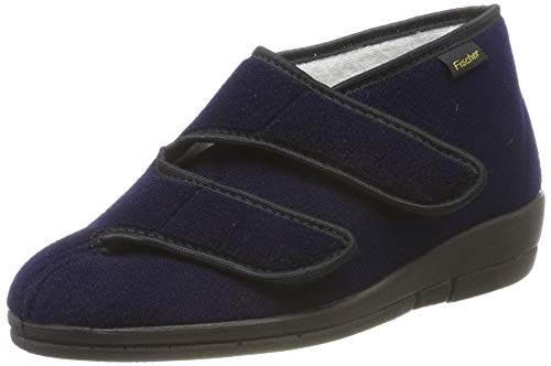 Fischer Damen Dora Hohe Hausschuhe, Blau (Marine 521), 36 EU von Fischer