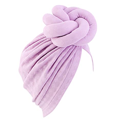 Frauen Kopftuch Hut Mütze Haar Schal Turban Kopftuch Turban Hüte Kopfbedeckung Laufstirnband Damen Winter Schwarz von Generic