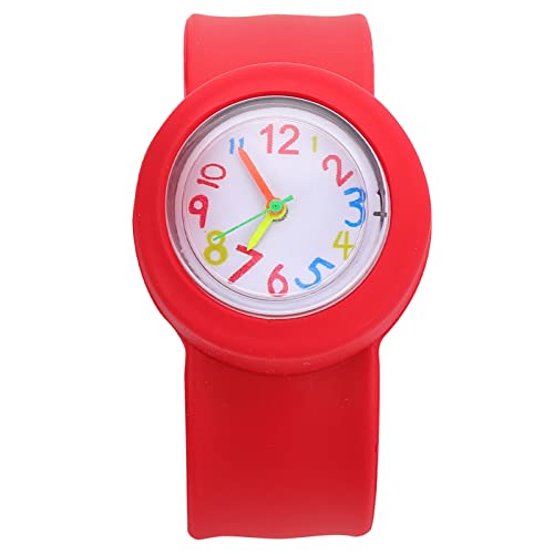Generic Kinder Slap Armband Watch Fun Fashion Slap-On Watch – Armbanduhr für Kinder Silikon Armbanduhr für Jungen Mädchen – Grün, Medium von Unbekannt