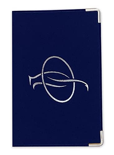 Générique Kartenhalter für Fahrzeugpapier, Kennzeichnung in Silbergold, Modell 3, marineblau, format fermé 9 x 13,5 cm, Modern von Unbekannt