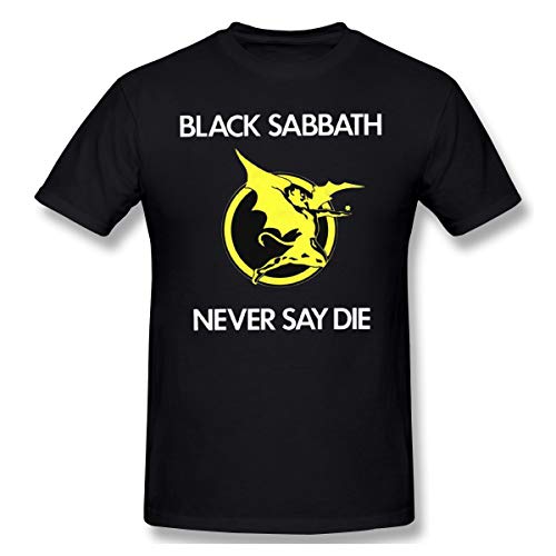 Grace Herren Black Sabbath Never Say Die! Classic T-Shirt schwarz Kurzarm - Schwarz - Mittel von Unbekannt