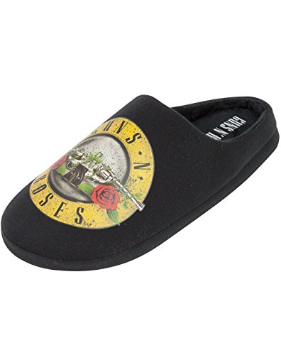 Guns N' Roses Band Logo Kugel Männer Beleg Schwarz Mule Slippers 47-48 von Guns N' Roses