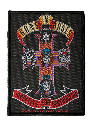 Unbekannt Guns´n´Roses Aufnäher - Appetite For Destruction - Guns´n´Roses Patch - Gewebt & Lizenziert !! von Unbekannt