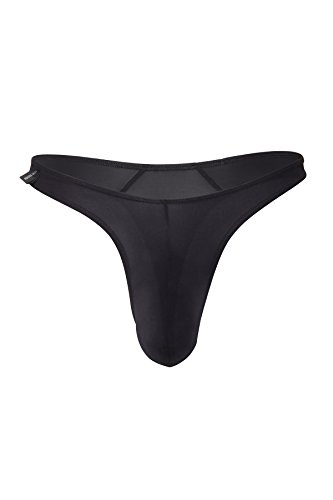 Herren Tanga String - Einheitsgröße passend für S, M, L, XL - Schwarz von Unbekannt