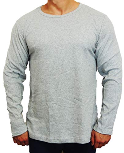 Herren Thermo Unterhemd In der Größe 2XL-6XL (5XL, Hellgrau) von Unbekannt