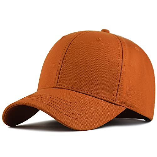 ISWMM Großer Kopfhut Sport XXL Übergröße Baseball Cap Big Head Hat Plus 60-65 cm, Karamellfarben von Unbekannt