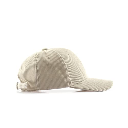 ISWMM Unisex Baseball Cap Cord Sport Fischerhut Schießmütze, cremeweiß von Unbekannt