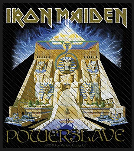 Unbekannt Iron Maiden Aufnäher - Powerslave - Iron Maiden Patch - Gewebt & Lizenziert !! von Unbekannt