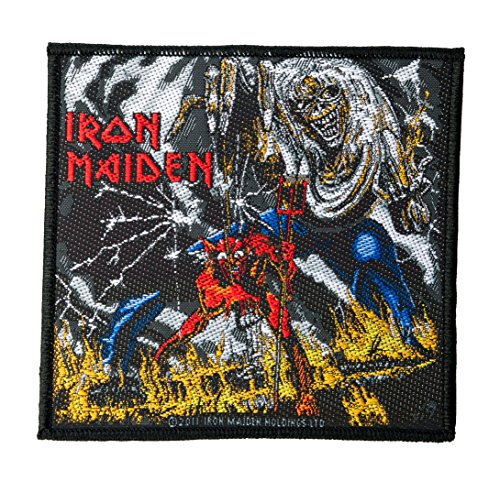 Unbekannt Iron Maiden Aufnäher - The Number Of The Beast - Iron Maiden Patch - Gewebt & Lizenziert !! von Unbekannt