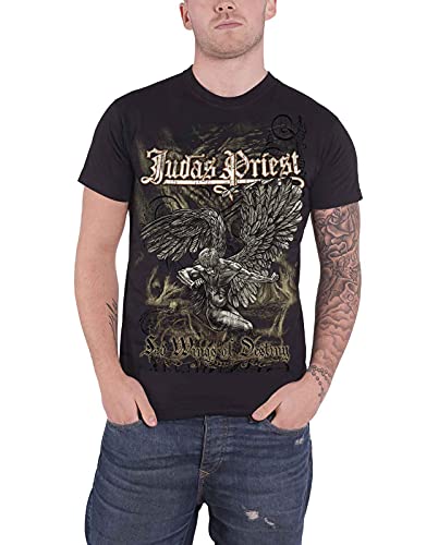 Judas Priest Herren T-Shirt mit traurigen Flügeln, kurzärmelig, Schwarz, L von Unknown