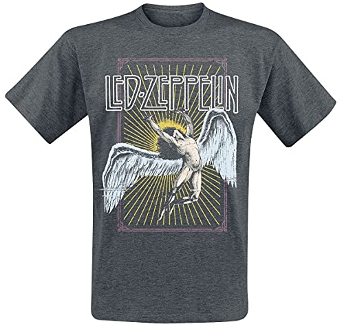 Led Zeppelin Icarus Colour Männer T-Shirt dunkelgrau M 65% Polyester, 35% Baumwolle Band-Merch, Bands von Led Zeppelin
