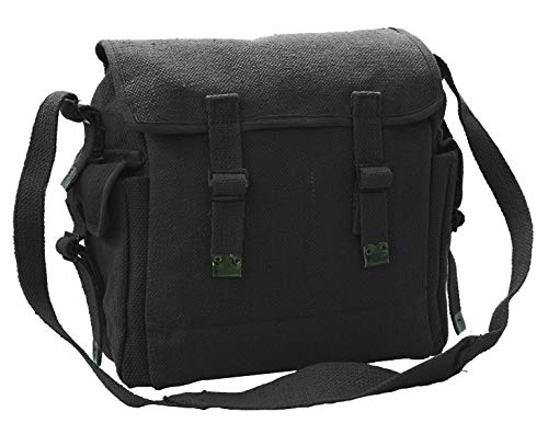 Leinwand Gurtband Messenger Bag mit Taschen, Mehrfarbig von Unbekannt