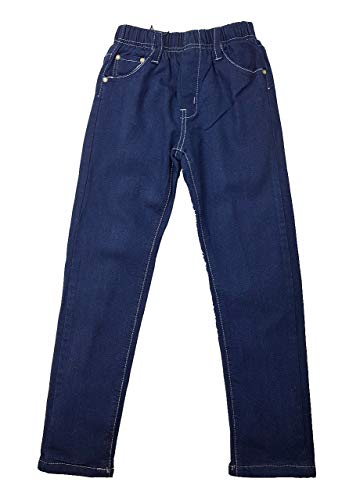Mädchen Thermohose gefütterte Jeans in blau, Gr. 104, MT1317.4 von Unbekannt