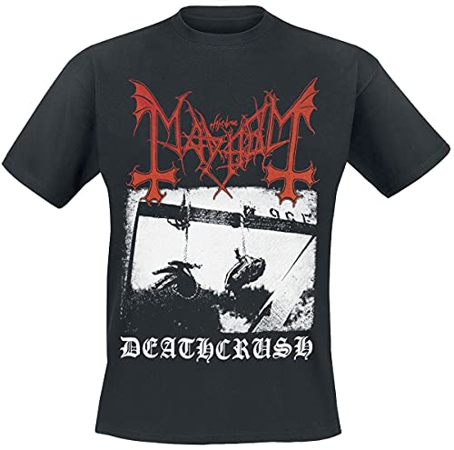 Mayhem Deathcrush Männer T-Shirt schwarz XL 100% Baumwolle Band-Merch, Bands von Mayhem