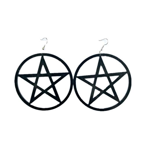 Générique Pentagram Ohrringe, Geschenkidee für Freundin, Mutter, Tochter, Glitzer, Kristall-Ohrringe für Frauen von Unbekannt