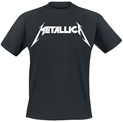 Metallica Herren Master of Puppets Photo_Men_bl_ts: S T-Shirt, Schwarz (Black Black), Small von Metallica