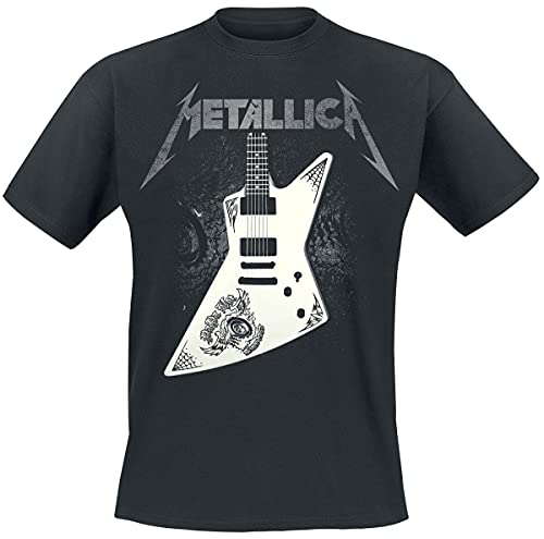 Metallica Papa Het Guitar Männer T-Shirt schwarz L 100% Baumwolle Band-Merch, Bands von Metallica