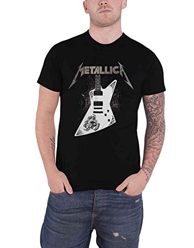 Metallica Papa Het Guitar Männer T-Shirt schwarz M 100% Baumwolle Band-Merch, Bands von Metallica