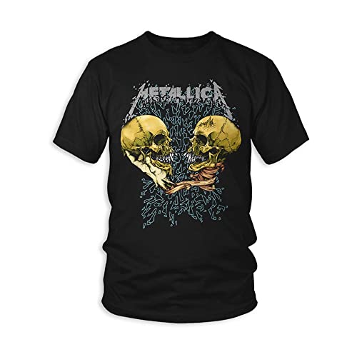 Metallica Sad But True Männer T-Shirt schwarz S 100% Baumwolle Band-Merch, Bands von Metallica