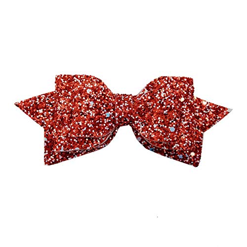 Mode Kinder Mädchen Pailletten Bowknot Haarspange aus Haarnadel Teil Haarspange Geschenk – Rot Hohe Qualität von Unbekannt