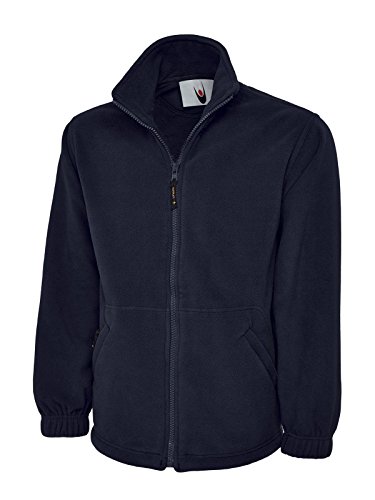 Monogram Damen Fleecejacke, XS bis XXXXL, ideal für Sport, Arbeit und Freizeit, Blau - Navy, 4XL von Unbekannt