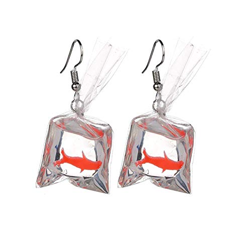 Ohrringe für Damen Mädchen Frauen Goldfish Wasserbeutel Swing Form Haken Ohrringe Schmuck sehr praktisch und beliebt von Unbekannt