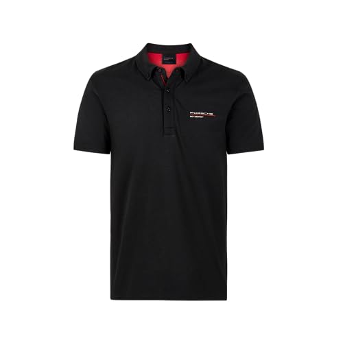 Porsche Motorsport Poloshirt - Schwarz - Größe: XL von Porsche