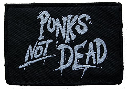 Punks Not Dead - Aufnäher, Farbe: Schwarz/Weiß von Unbekannt