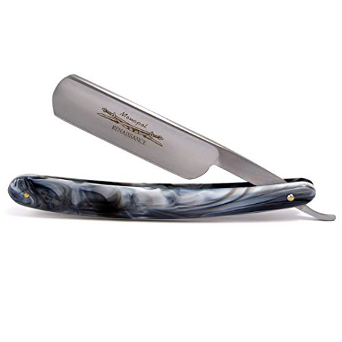 Rasiermesser Monopol Renaissance marmor mit Gußstahlklinge und Kunststoffgriff von Unbekannt