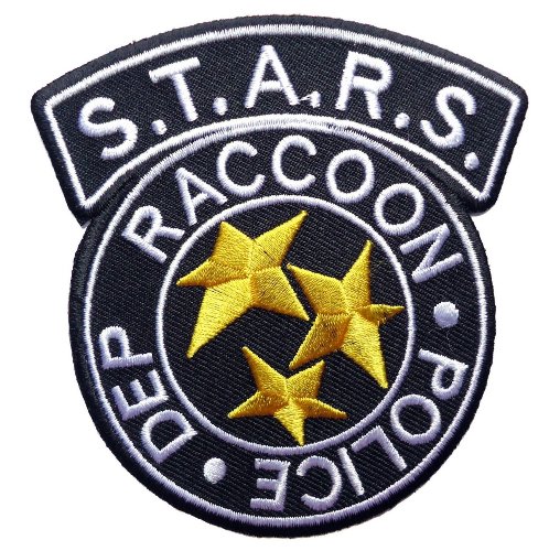 Resident Evil S.T.A.R.S. Raccoon Police Black Costume Logo Aufnäher Patch von Unbekannt