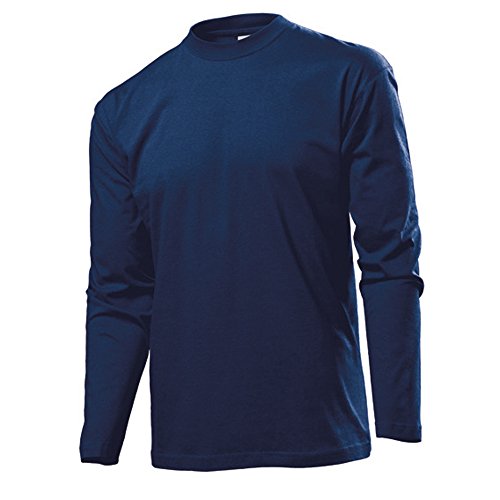 STEDMAN CLASSIC LONG LANGARM T-SHIRT S M L XL XXL, Größe-:M;Farbe-:dunkelblau von Stedman