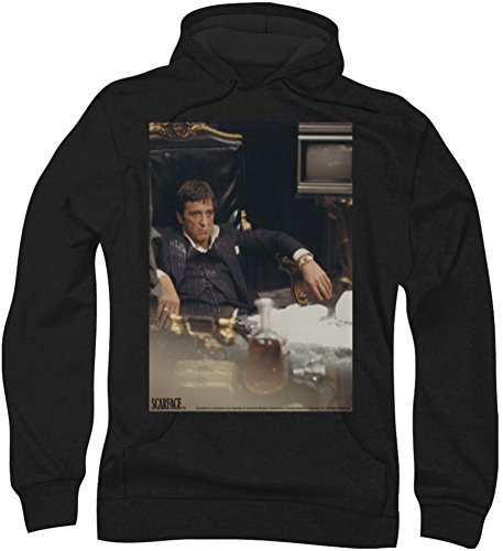 Scarface - Herren Sit Zurück Hoodie, X-Large, Black von Unbekannt