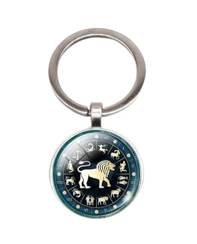 Schlüsselanhänger, Taschenschmuck Sternzeichen + Karabiner als Geschenk. (Löwen) von Unbekannt