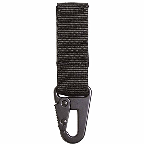 Schlüsselanhänger Tactical Keyholder Koppelschlaufe mit Karabiner Farbe: Schwarz von Unbekannt