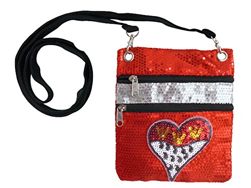 Schöne kleine Umhängetasche Köln Herz rot Kölner Dom Karneval Tasche von Unbekannt