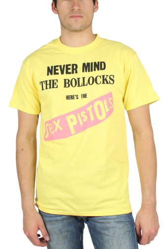 Sex Pistols - Herren Nevermind die Bollocks T-Shirt in Gelb, XX-Large, Yellow von Unbekannt