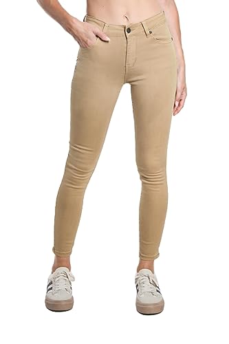 Sexy Woman Damen-Hose Skinny aus elastischer Baumwolle (Artikelnummer H350), Camel, S von Unbekannt