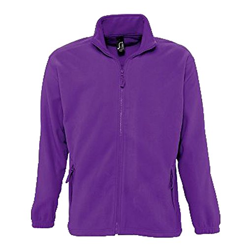 Sols Fleecejacke Fleece Jacke North bis Gr. 5XL ,Dark Purple, 3XL von Unbekannt