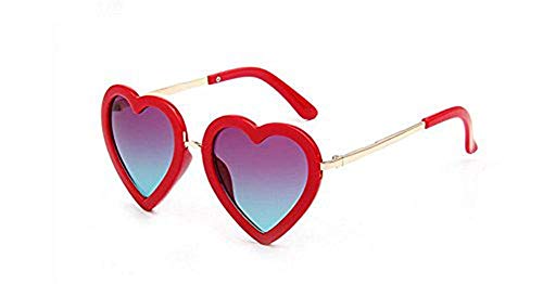 Sonnenbrille für Kinder, Love Cute Lens in Herzform, Sonnenbrille für Kinder, Jungen, Mädchen, UV400, elegant und beliebt von Unbekannt