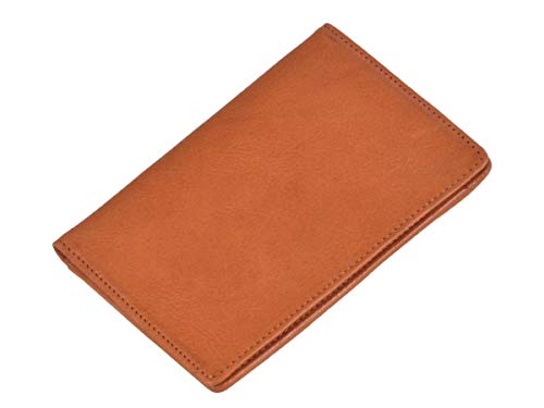 Sonnenleder Ausweisetui Kartenetui Führerscheinetui Leder Herren Damen INN Natur braun von SONNENLEDER